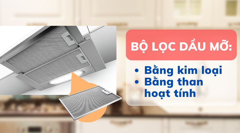 Máy hút mùi âm tủ Bosch DHI623GSG Series 4 bộ lọc mạnh mẽ